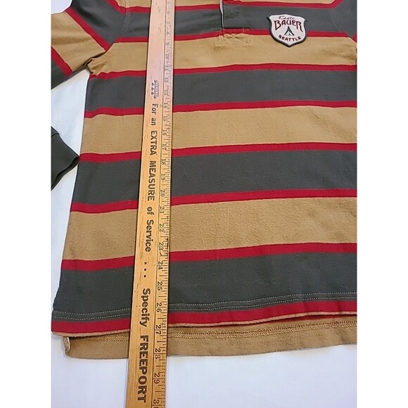Vintage Eddie Bauer Shirt Mens Sm Stripe Classic Rugby Sailing Y2K Seattle - Picture 6 of 7